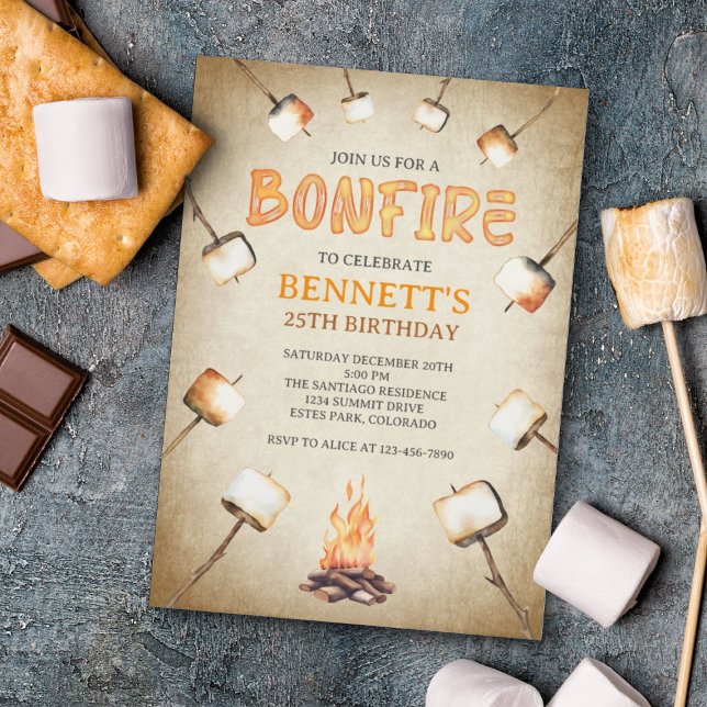 Invitación Cumpleaños del fuego (Subido por el creador)