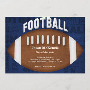 Invitación Cumpleaños del fútbol