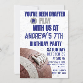 Invitación Cumpleaños del fútbol