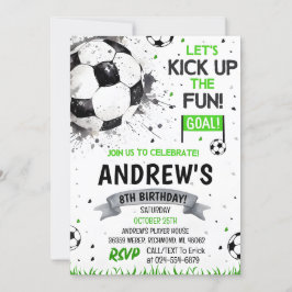 Invitación Cumpleaños del Fútbol Personal