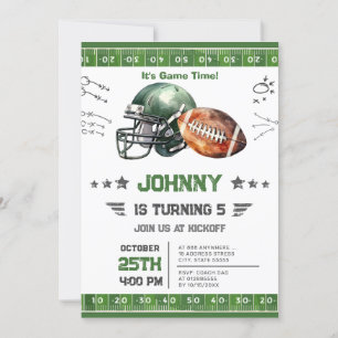 Invitación Cumpleaños del Fútbol Personal