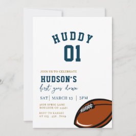 Invitación Cumpleaños del Fútbol, Primer Año Abajo, Partida