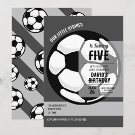 Invitación Cumpleaños del futbolista moderno Guay