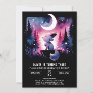 Invitación Cumpleaños del Gato de la Pequeña Fantasía