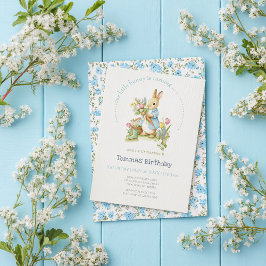 Invitación Cumpleaños del jardín de Peter Rabbit