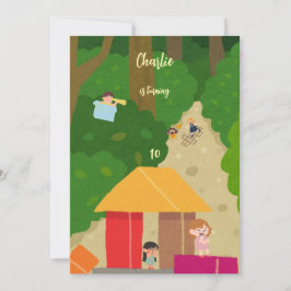 Invitación Cumpleaños del juego Ocultar y buscar