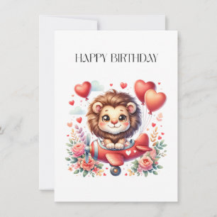 Invitación Cumpleaños del León Volador