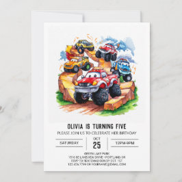 Invitación Cumpleaños del magnate de la carretera