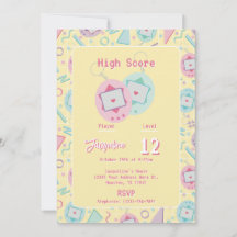 Cumpleaños del Mascota virtual de juegos de retro