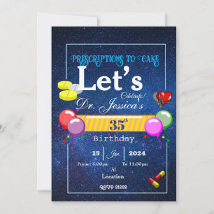 Invitación Cumpleaños del médico