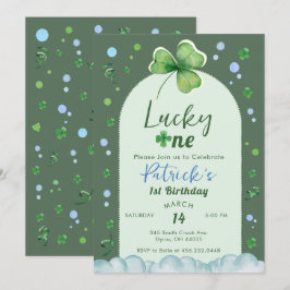 Invitación Cumpleaños del niño afortunado de San Patricio