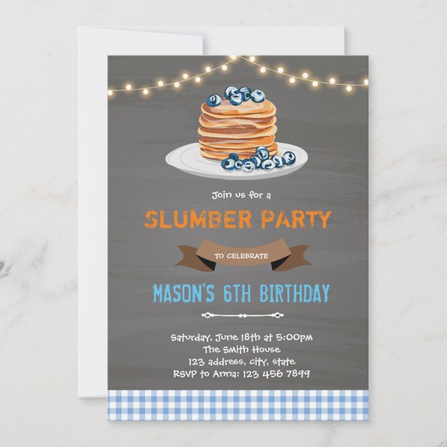 Invitación Cumpleaños del niño panqueño (Anverso)