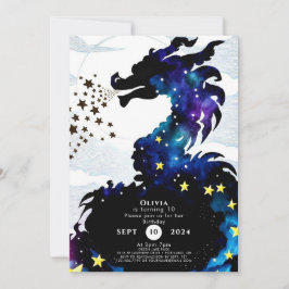 Invitación Cumpleaños del Pastel Majestic Dragon