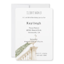 Cumpleaños del pavo real blanco