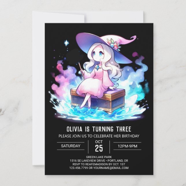 Invitación Cumpleaños del Pequeño Asistente Digital (Anverso)