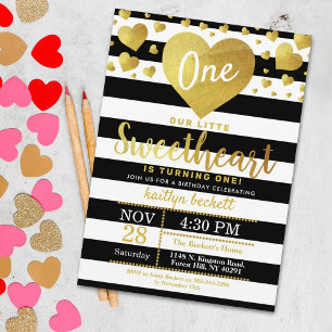 Invitación Cumpleaños del pequeño El día de San Valentín