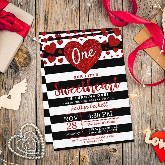 Invitación Cumpleaños del pequeño El día de San Valentín (Subido por el creador)