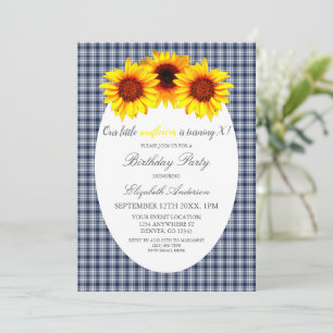 Invitación Cumpleaños del Pequeño Girasol