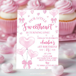 Invitación Cumpleaños del pequeño querido San Valentín