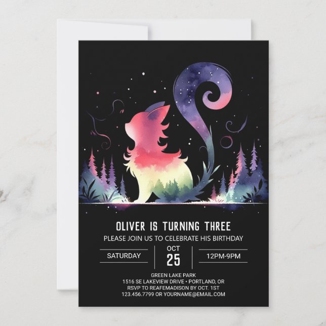 Invitación Cumpleaños del Personalizado capataz (Anverso)