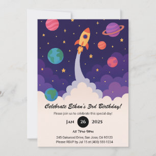 Invitación Cumpleaños del Personalizado de lanzamiento de coh
