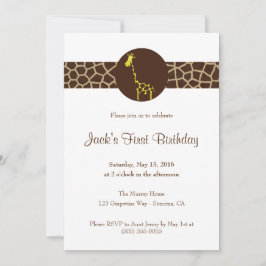 Invitación Cumpleaños del personalizado del estampado de