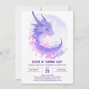 Invitación Cumpleaños del Personalizado Dragon