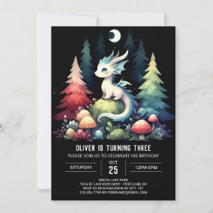 Invitación Cumpleaños del personalizado Happy Dragon