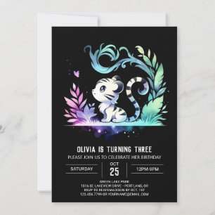 Invitación Cumpleaños del Personalizado Tiger Kids