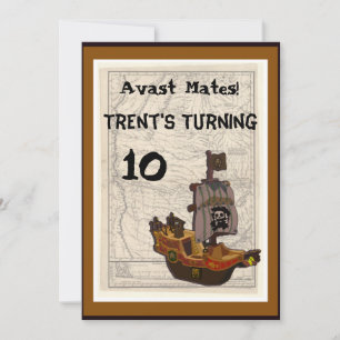 Invitación Cumpleaños del Pirata