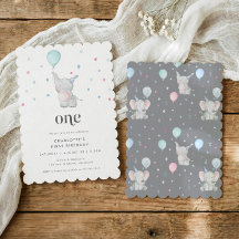 Cumpleaños del primer añito de un elefante bebé li