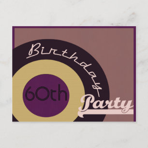 Invitación Cumpleaños del rollo del n de la roca