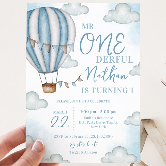 Invitación Cumpleaños del Sr. Onderful (Subido por el creador)