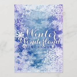 Invitación Cumpleaños del tema QUINCEAÑERA del país de las