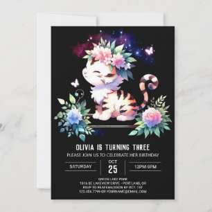 Invitación Cumpleaños del tigre divertido imprimible