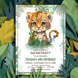 Invitación Cumpleaños del Tigre Pequeño