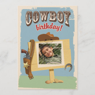 Invitación Cumpleaños del vaquero
