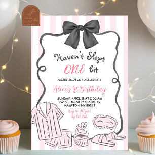 Invitación Cumpleaños Dibujado a Mano sin haber dormido NI un