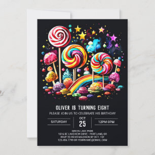 Invitación Cumpleaños Digital Sweet Wonderland