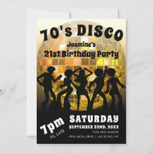 Cumpleaños Disco de los 70 | Bola de Purpurina Dor