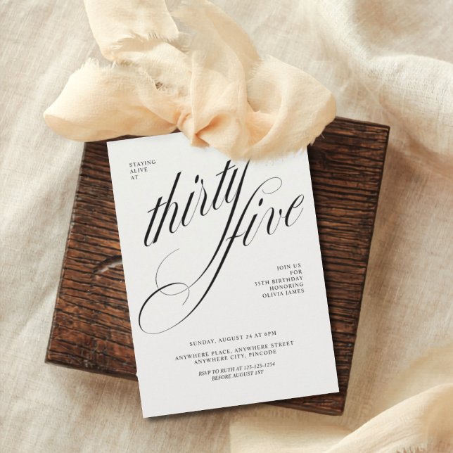 Invitación Cumpleaños divertido 35 (Subido por el creador)