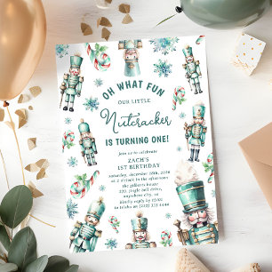 Invitación Cumpleaños divertido: Cascanueces de menta adorabl