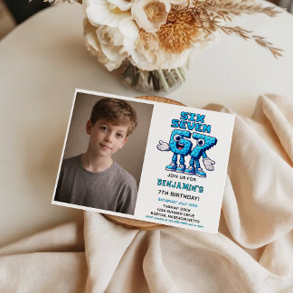 Invitación Cumpleaños divertido de Six Seven Meme | Divertido