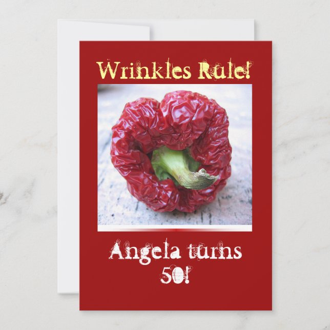 Invitación Cumpleaños divertido del jalón (Anverso)