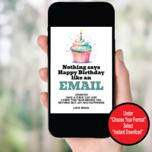 Invitación Cumpleaños divertido descarga digital