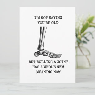 Invitación Cumpleaños Divertido Marido Compañero Envejeciendo