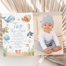 Invitación Cumpleaños Dos El Mar Está Cumpliendo Dos Fotos