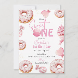Invitación Cumpleaños Dulce Niña 1