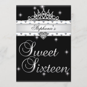 Invitación Cumpleaños Dulces 16 Fiesta de Cumpleaños Corona N