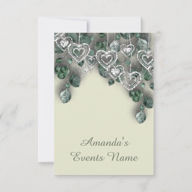 Invitación Cumpleaños Dulces 16 Fiesta de Despedida de Solter (Reverso)